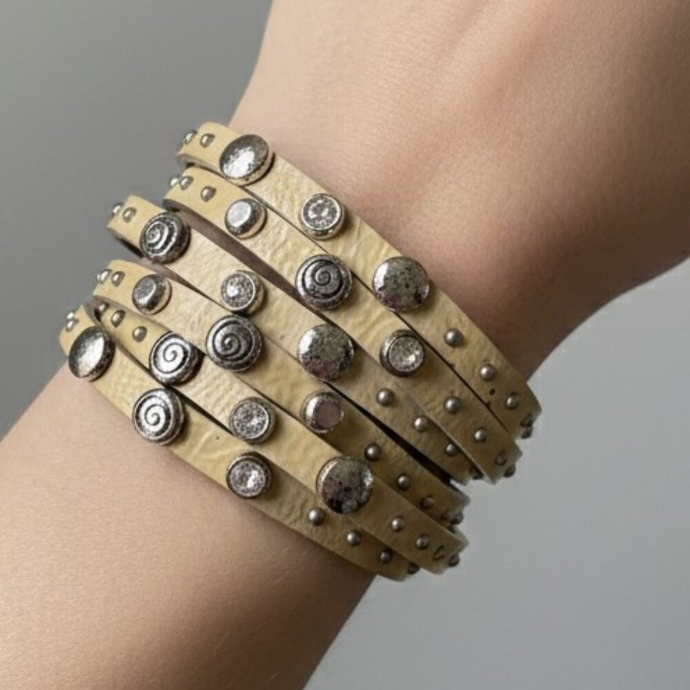 Brighton Leather Bracelet Thea Cream
